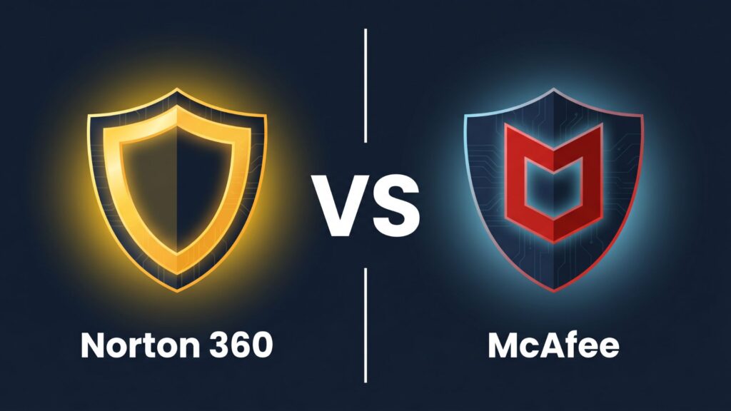 Norton 360 vs McAfee antivirus comparison 2026 which is better